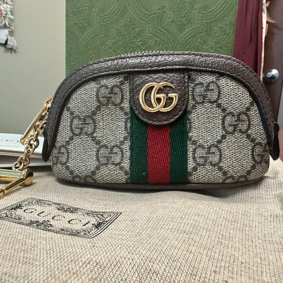 Gucci Ophidia GG Domed Key Pouch - Picture 2 of 13